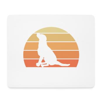 Dog Hund - Mousepad (Querformat) - Weiß - Vorne