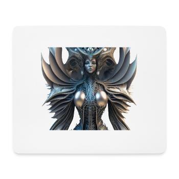 Eiserne Jungfrau - Mousepad (Querformat) - Weiß - Vorne