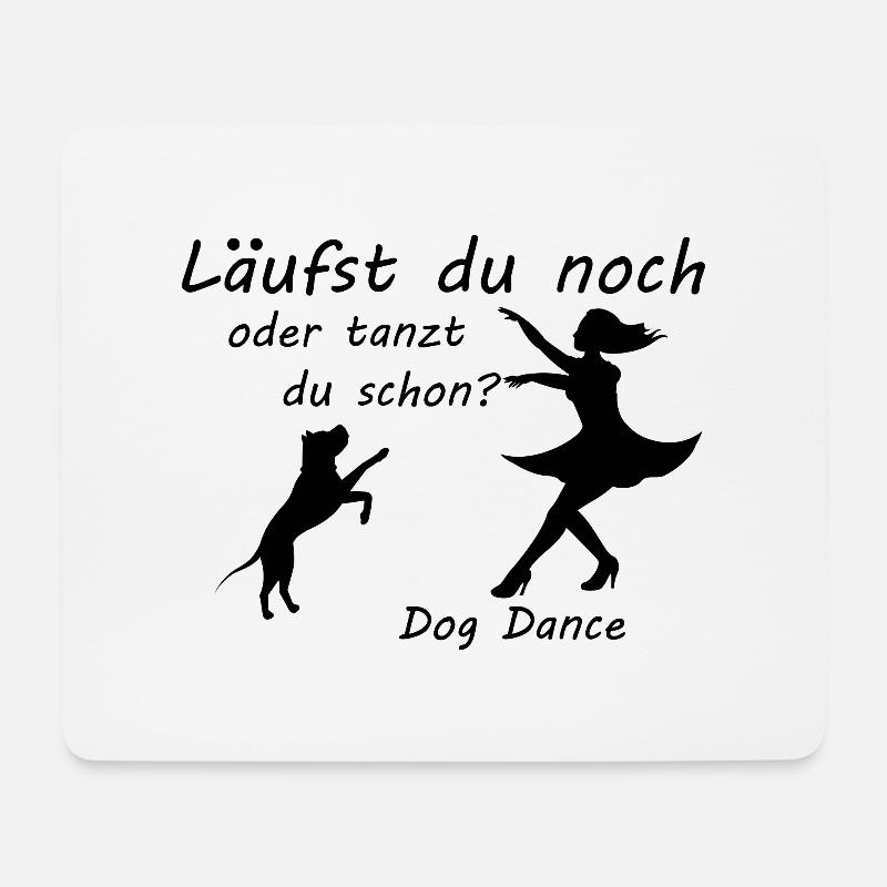 Dancing Dance Music - Mousepad (Querformat) - Weiß
