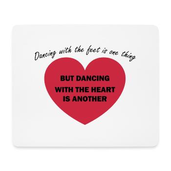 Dancing Dance Music - Mouse Pad (horizontal) - white - Front