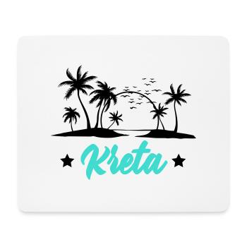 kreta - Mousepad (Querformat) - Weiß - Vorne