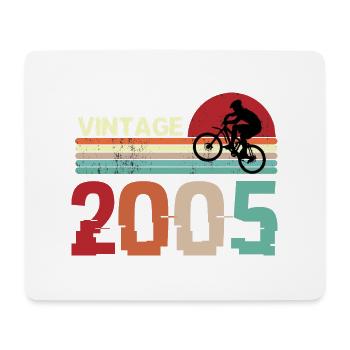 Vintage Geburtstag Retro Sonnenuntergang Design - Mousepad (Querformat) - Weiß - Vorne