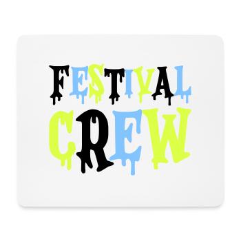 Festival Crew - Mouse Pad (horizontal) - white - Front