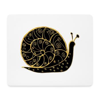Snail - Mouse Pad (horizontal) - white - Front