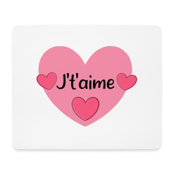 saint-valentin - Tapis de souris (format paysage) - blanc - Devant