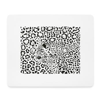 Seamless background Jaguars Latin Panthera onca - Mouse Pad (horizontal) - white - Front