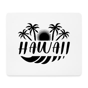 Hawaï - Tapis de souris (format paysage) - blanc - Devant