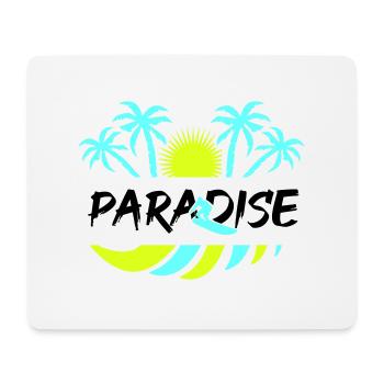 surf paradise - Mousepad (Querformat) - Weiß - Vorne