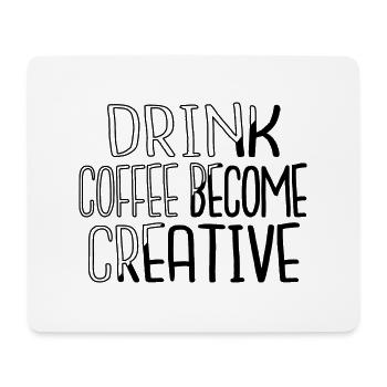 coffee experiences happy funny sayings - Mouse Pad (horizontal) - white - Front