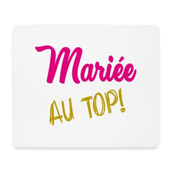 I CAN'T I'M MARRIED - Mouse Pad (horizontal) - white - Front