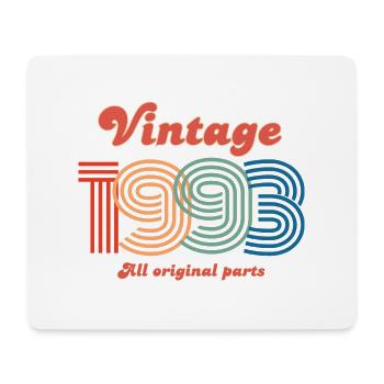 Jahrgang 1993 alle Originalteile - Mousepad (Querformat) - Weiß - Vorne