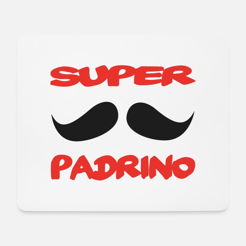 Super padrino - Mouse Pad (horizontal) - white