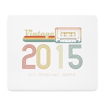 2015 Original 2015 Vintage Vintage Retro Jahrestag - Mousepad (Querformat) - Weiß - Vorne