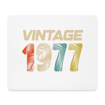 Vintage 1977 Retro - Bestseller - Mousepad (Querformat) - Weiß - Vorne