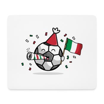 Fan de football Italie - Tapis de souris (format paysage) - blanc - Devant