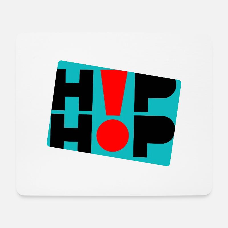 Hip Hop - Mousepad (Querformat) - Weiß