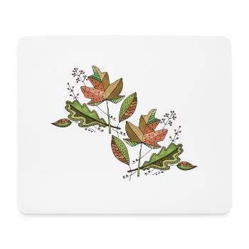 Liste - Tapis de souris (format paysage) - blanc - Devant
