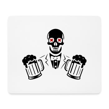 Marié Bière Mariage - Tapis de souris (format paysage) - blanc - Devant