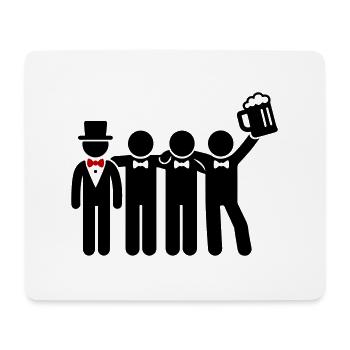 Groom Bachelor Party Crew Jga - Mouse Pad (horizontal) - white - Front