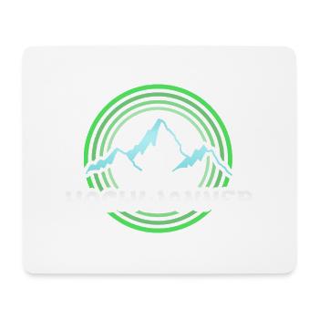 Mount Hochwanner - Mouse Pad (horizontal) - white - Front