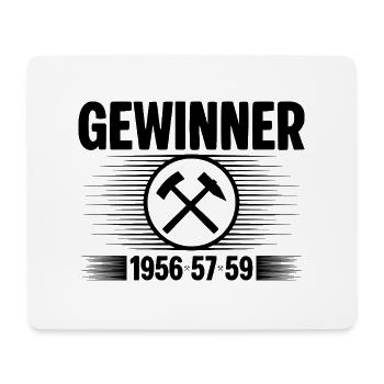 Erzgebirge Gewinner - Mousepad (Querformat) - Weiß - Vorne