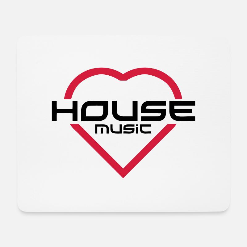 House Music - Mouse Pad (horizontal) - white