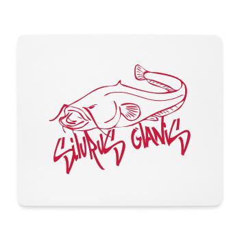 silurus glanis1 - Mousepad (Querformat) - Weiß - Vorne