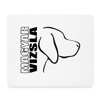 MAGYAR VIZSLA PROFIL Wilsigns Hunde - Mousepad (Querformat) - Weiß - Vorne