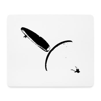 Paragliding Synchro Spiral - Mouse Pad (horizontal) - white - Front
