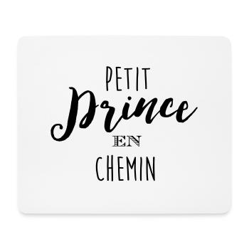 Petit Prince en chemin - Tapis de souris (format paysage) - blanc - Devant