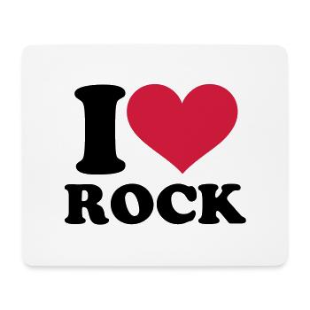 Rock - Mouse Pad (horizontal) - white - Front
