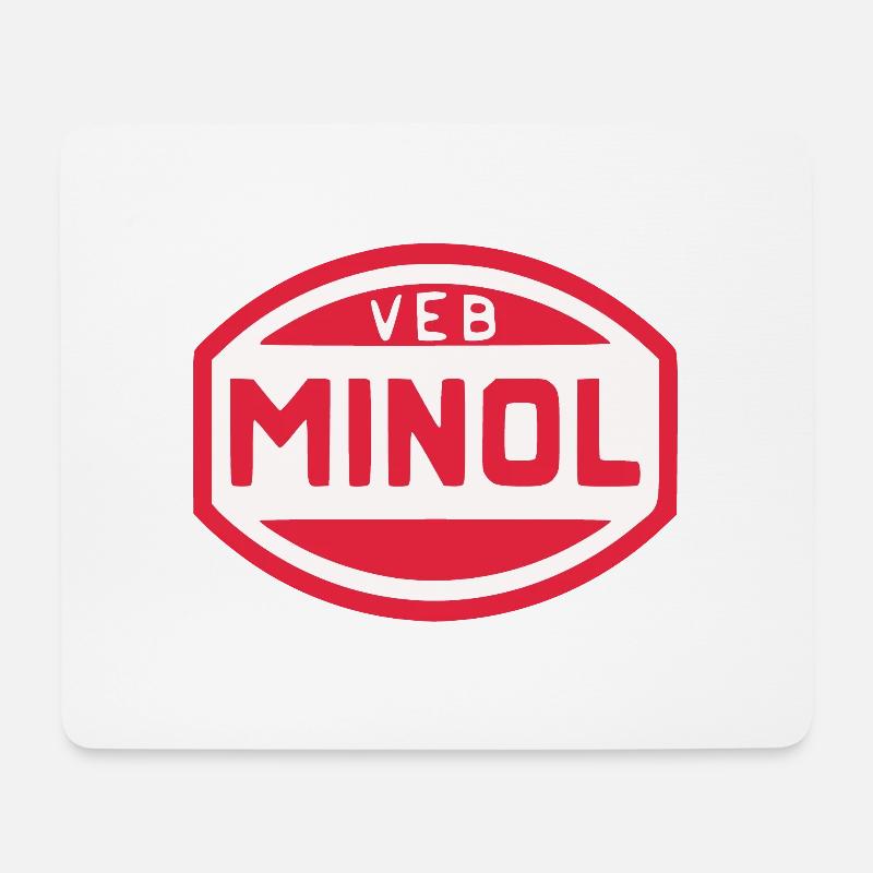 VEB Minol - Mousepad (Querformat) - Weiß