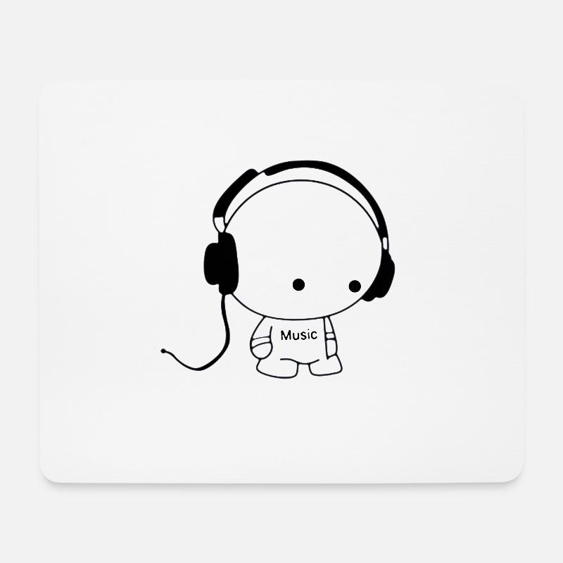 Music Men - Mouse Pad (horizontal) - white