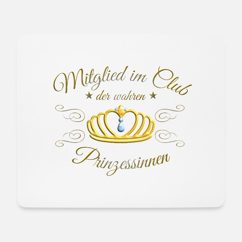 Prinzessin - Mousepad (Querformat) - Weiß