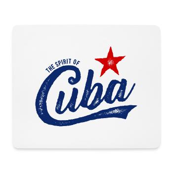 THE SPIRIT OF CUBA VINTGAE HANDGEZEICHNET - Mouse Pad (horizontal) - white - Front