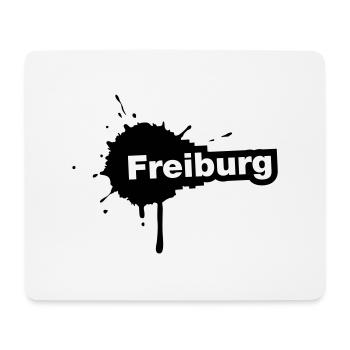 Freiburg Splatter - Mousepad (Querformat) - Weiß - Vorne