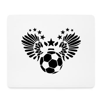 wing soccer football sports flying wing fly4 - Mouse Pad (horizontal) - white - Front