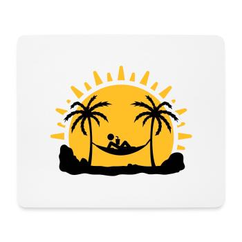 island_chillout_gr2 - Mouse Pad (horizontal) - white - Front