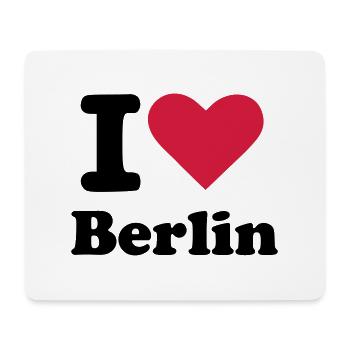 Berlin - Mousepad (Querformat) - Weiß - Vorne