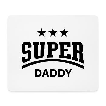 Super Daddy - Mouse Pad (horizontal) - white - Front