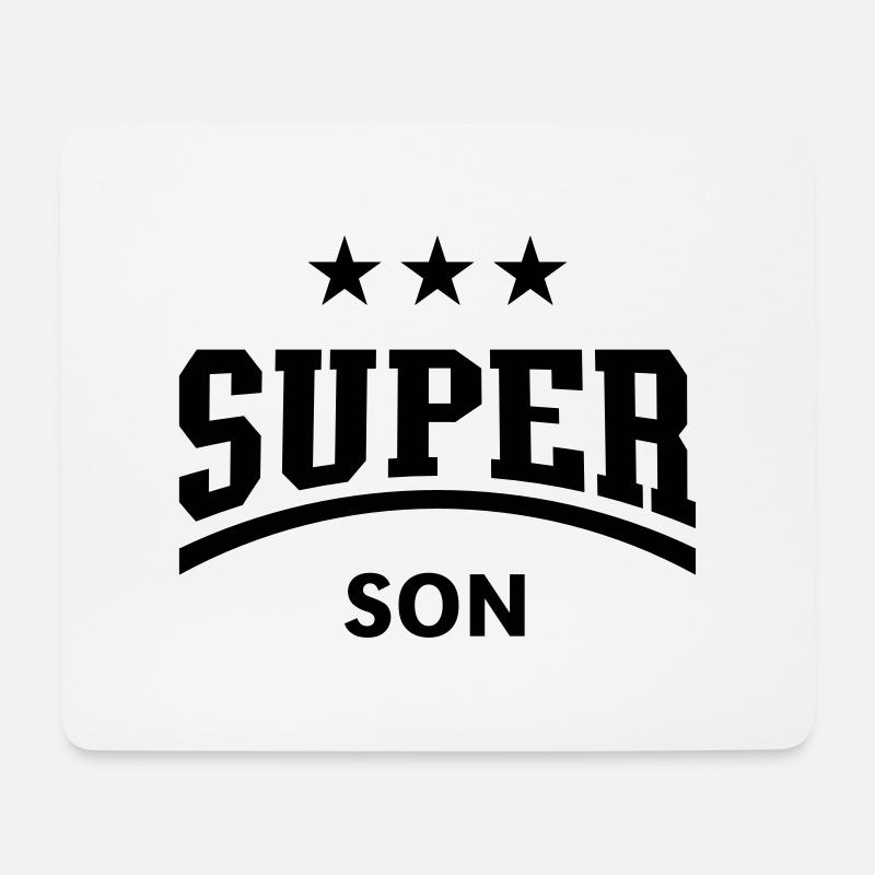 Super Son - Mousepad (Querformat) - Weiß