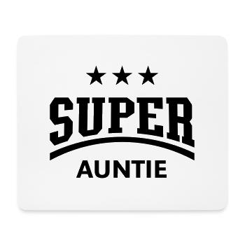 Super Auntie - Mousepad (Querformat) - Weiß - Vorne