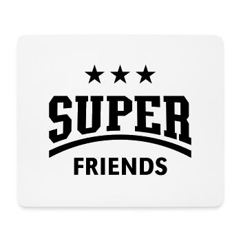 Super Friends - Tapis de souris (format paysage) - blanc - Devant