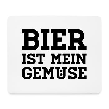 Beer is my vegetables - Mouse Pad (horizontal) - white - Front