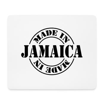 made in jamaica m1k2 - Tapis de souris (format paysage) - blanc - Devant