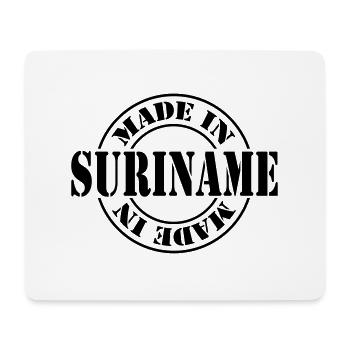 made in suriname m1k2 - Mouse Pad (horizontal) - white - Front