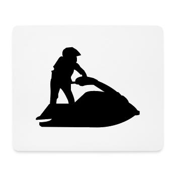 jet_ski - Mouse Pad (horizontal) - white - Front