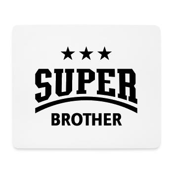 Super Brother - Mouse Pad (horizontal) - white - Front