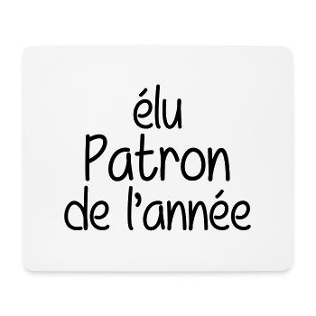 élu Patron de l'année ! - Tapis de souris (format paysage) - blanc - Devant