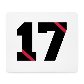 17 - Mousepad (Querformat) - Weiß - Vorne